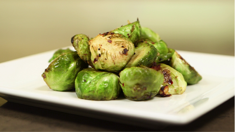 Maple Miso Brussels Sprouts