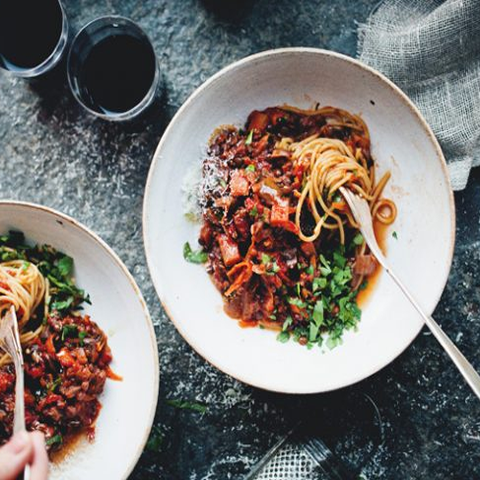 Black Lentil & Vegetable Bolognese