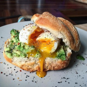 Classic Avocado & Poached Egg on Freshly Baked Bread
