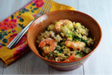 Slow Cooker Shrimp and Artichoke Barley Risotto